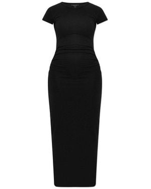 AllSaints Ruched Maxi Dress - Black