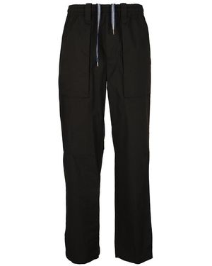Aspesi Drawstring Trousers - Black