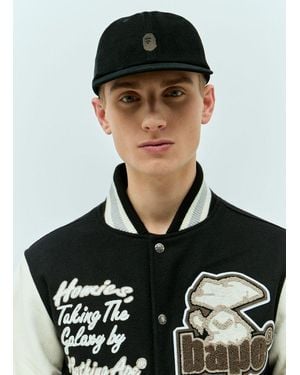 A Bathing Ape One Point Corduroy Cap - Black