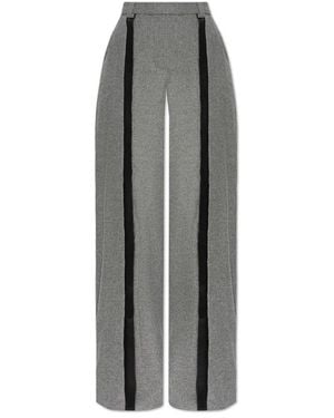 The Mannei Tailored Wide-Leg Pants - Gray