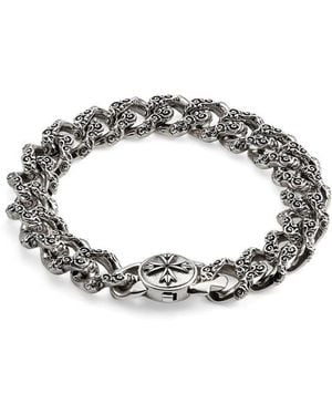 Emanuele Bicocchi Flourish Chain Bracelet - Metallic