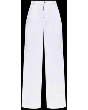 DSquared² Wide-Leg Jeans - Black