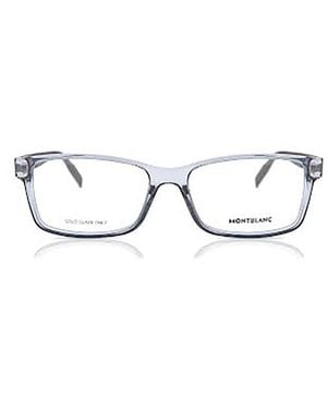 Montblanc Rectangular Frame Glasses - Gray