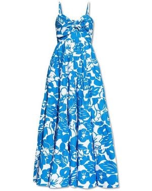 Kate Spade Floral Maxi Dress - Blue