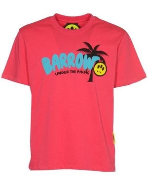 Barrow Printed Short Sleeved T-Shirt - Red