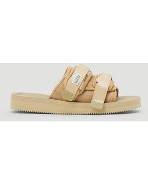 Suicoke Moto-Cab Flat Sandals - Natural