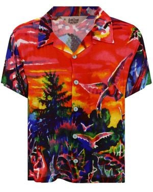 Brain Dead Enchanted Forest Shirt - Orange