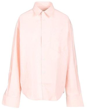 Ami Paris Ami De Coeur Long Sleeved Shirt - Pink