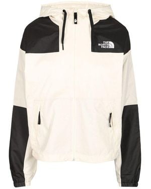 The North Face Contrast Paneled Hooded Jacket - Black