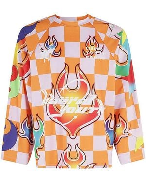 Liberal Youth Ministry Graphic Knit Top - Orange