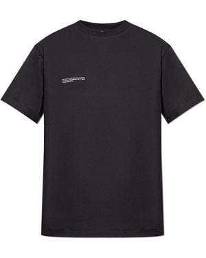 PANGAIA Logo Crew Neck T-Shirt - Black