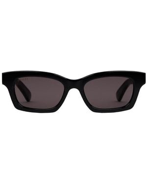 Gucci Rectangle Frame Sunglasses - Black