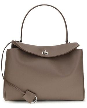 Balenciaga Rodeo Medium Tote Bag - Natural