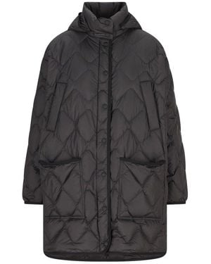 Woolrich Side Slit Heritage Cape - Black