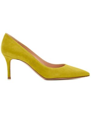 Gianvito rossi yellow pumps best sale