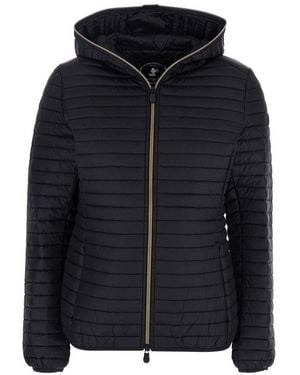 Save The Duck Alexa Hooded Puffer Jacket - Black