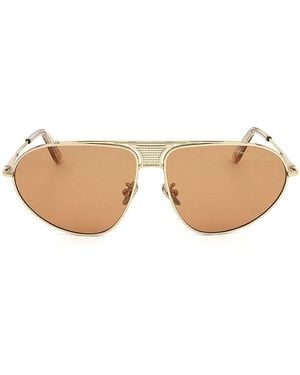 Agent Provocateur Pilot Frame Full Rim Sunglasses - Metallic