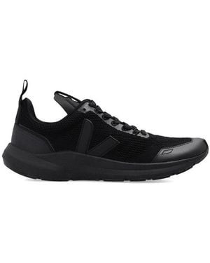 RICK OWENS VEJA Performance Runner Lace-Up Trainers - Black