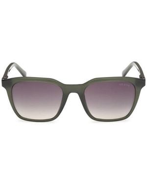 Guess Square Frame Sunglasses - Green