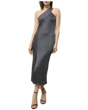 IRO Asymmetrical Midi Dress - Black