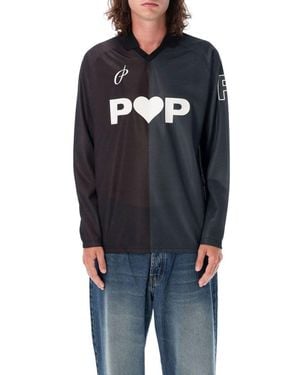 Pop Trading Co. Soccer Tee - Blue