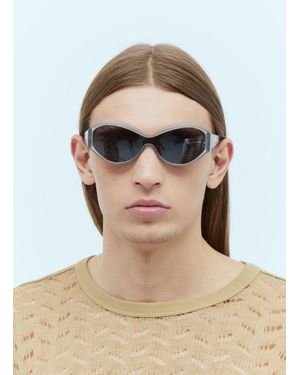 A Better Feeling Kat 01 Wrap Sunglasses - Natural