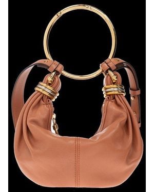 Chloé Bracelet Detailed Mini Hobo Bag - Black