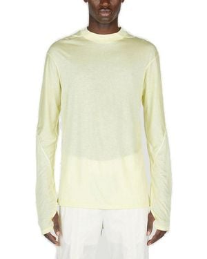 Post Archive Faction PAF 5.0 Long Sleeved Crewneck T-Shirt - Yellow