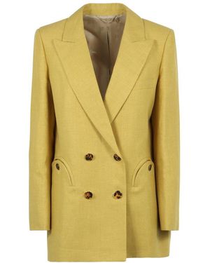 BLAZE Everyday Double-Breasted Jacket - Yellow