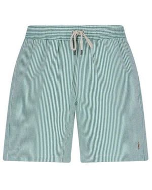 Polo Ralph Lauren Striped Swim Shorts - Blue