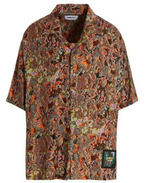 Ambush Printed Short-Sleeved Shirt - Brown