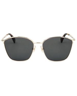 Max Mara Square Frame Sunglasses - Black