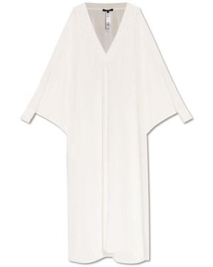 Balmain V-Neck Beach Dress - White