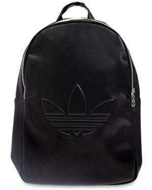 adidas Originals Logo Embossed Backpack - Black