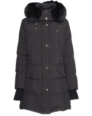Moorer Natalia Down Jacket in Natural | Lyst