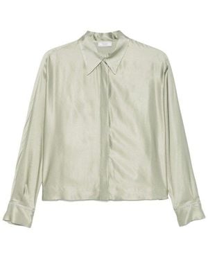 Peserico Long Sleeve Blouse - Green