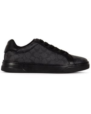COACH High Line Monogrammed Low-Top Trainers - Black