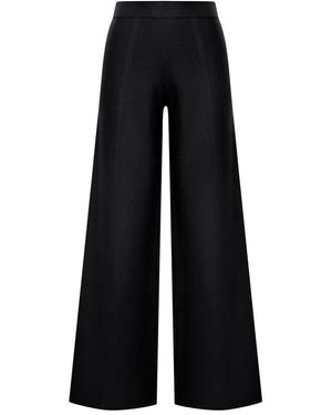 Max Mara Silk Trousers Assiro in Natural | Lyst