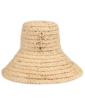 Ruslan Baginskiy Woven Straw Hat - Natural