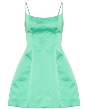 Blumarine Elegant Spaghetti Strap Dress - Green