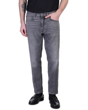 Lardini Carrot Fit 5-Pocket Jeans - Grey