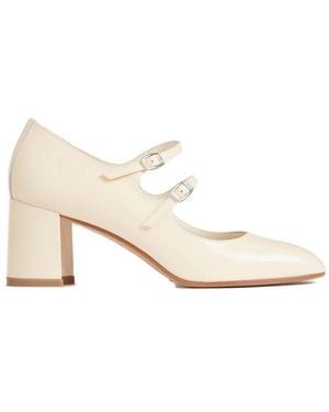 CAREL PARIS Paris Alice Mary Janes Pumps - Natural