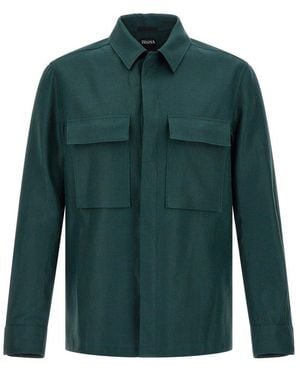 ZEGNA Oasi Lino Overshirt - Green