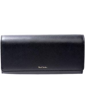 Paul Smith Artist Stripe Tri-Fold Wallet - Blue