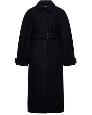 Jacquemus Trench Coats in Black | Lyst