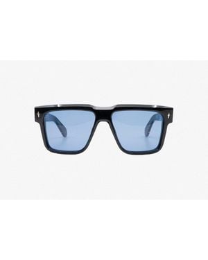 Jacques Marie Mage Tramonto Rectangular Frame Sunglasses - Blue
