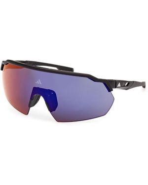 adidas Sp0093 Shield Frame Sunglasses - Black
