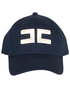 ハット ELISABETTA FRANCHI Woman Hat Blue CL06F DC8 Elisabetta Franchi Gloves and Hats for Women