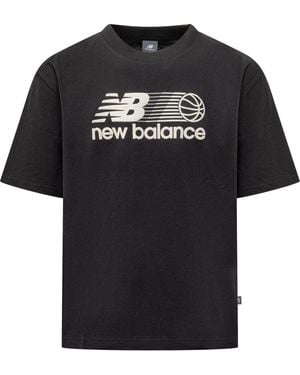 New Balance Hoop Graphic T-Shirt - Black