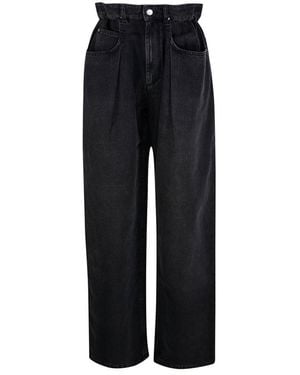 Isabel Marant Rachelle Wide-Leg Jeans - Black